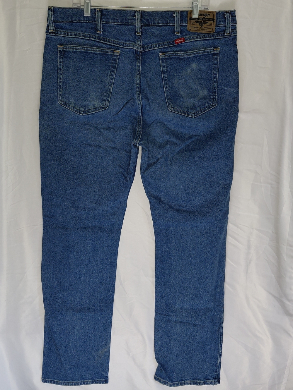 Wrangler Men's Slim Straight Blue Denim Jeans #2649
